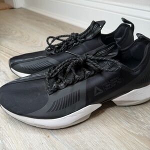 Reebok Sole Fury TS Black and Gray Running Athletic Sneakers